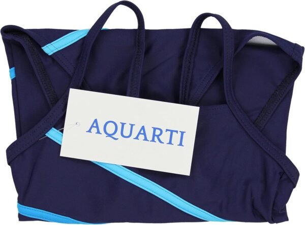 Aquarti Maillot de Bain Fille – Maillot de Bain Une Pièce pour Fille à Bretelles Fines – Image 5