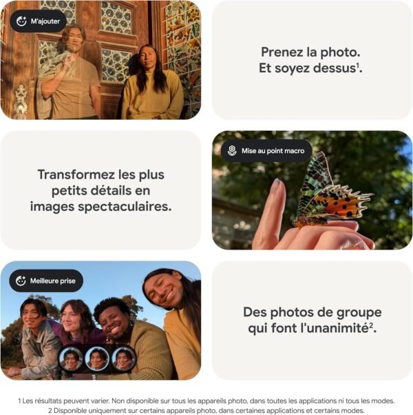 Google Pixel 9a – Smartphone Android débloqué avec Appareil Photo IA, Batterie Longue durée et sécurité Robuste – Noir Volcanique, 128GB – Image 3