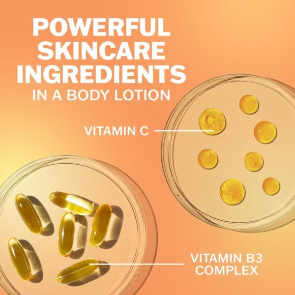 Olay Lotion revitalisante et hydratante pour les mains et le corps avec vitamine C, pompe de 502,7 ml – Image 4