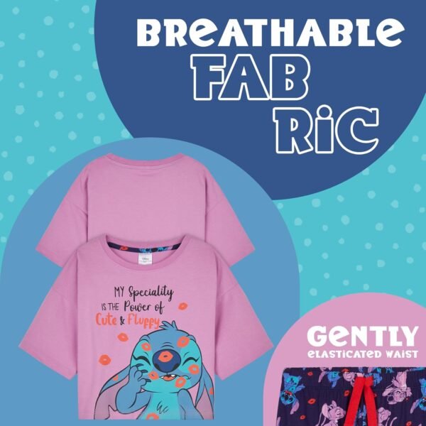Disney Stitch Ensembles de Pyjama Fille, Vêtements pour Enfants - Cadeau Enfant et Ado – Image 4