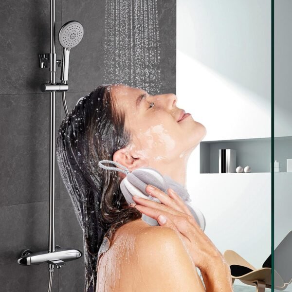 Luffe pour douche | exfoliant et éponge naturelle pour hygiène personnelle,Accessoires d'hygiène avec massage pour peau délicate pour hommes et femmes – Image 2