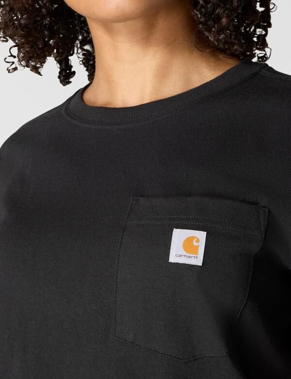 Carhartt Damen T-Shirt Workw Pocket S/S T-Shirt White – Image 5