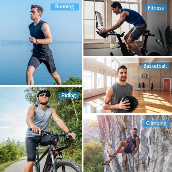 MEETYOO débardeurs Homme Lot de 5,sous-vêtement Technique sans Manches,T-Shirt Respirant Gainant pour Running,Fitness et Salle de Sport – Image 5