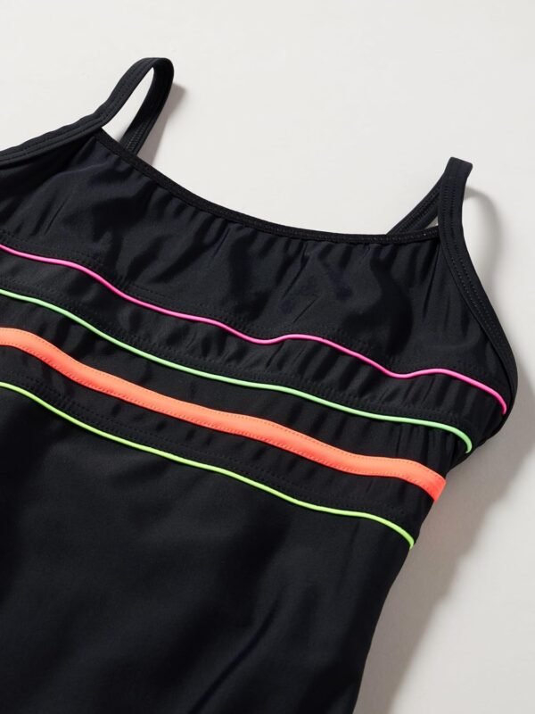 HAUTE PRESSION Fille Coli Menstruel Flux Léger/Moyen C01 T12a Maillot De Bain Une Pièce, Noir, 12-16 Ans EU – Image 2