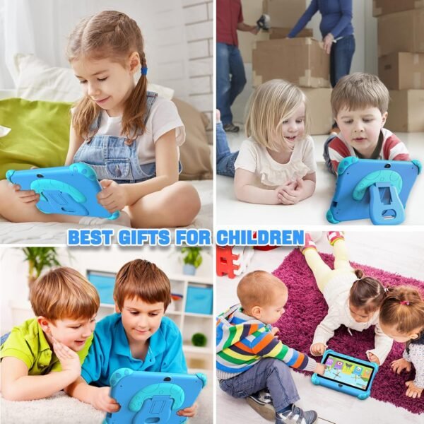 Ascrecem Tablette Enfants,7 Pouces Android Tablette Educative pour Enfant avec WiFi, Quad Core,2G 32G,Bluetooth,ContrôLe Parental,Logiciel Enfant Pré-Installé,Tablette Tactile de 3-14 ans Fille Garcon – Image 7