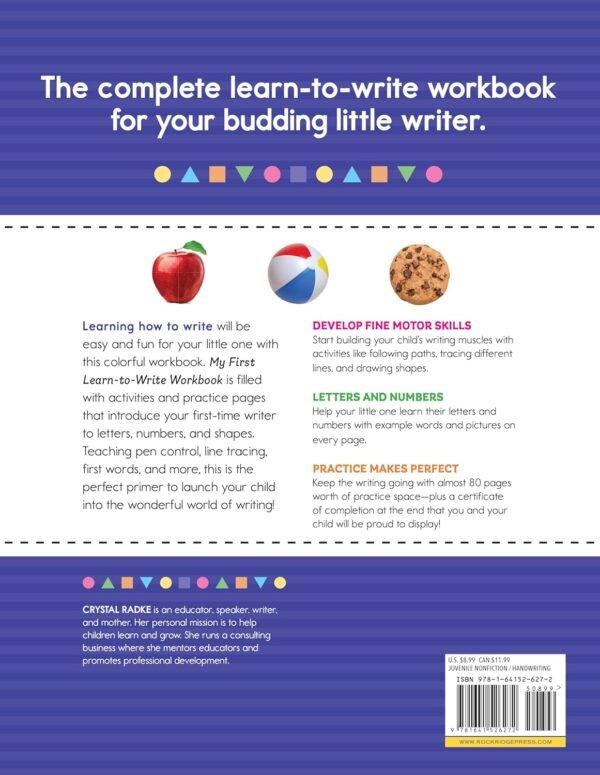 My First Learn-to-Write Workbook: Practice for Kids with Pen Control, Line Tracing, Letters, and More! – Image 2