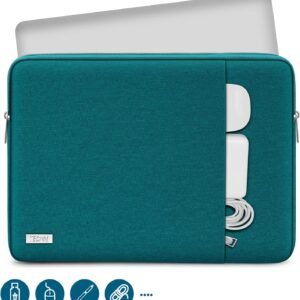 Alternative view of TECOOL 14 Pouces Housse Ordinateur PC Portable pour 14" HP EliteBook probook Dell Lenovo thinkpad Acer Chromebook,MacBook Air 15 M3 M2 2024-2023,Protection Pochette Ordinateur Étanche 14,Teal