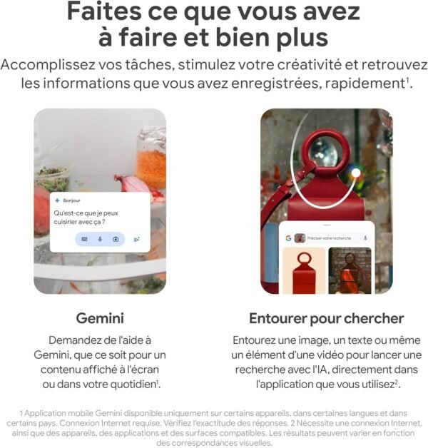 Google Pixel 9 Pro XL – Smartphone Android débloqué avec Gemini, Triple Appareil Photo arrière, 24 Heures d'autonomie et écran Super Actua 6,8 Pouces – Noir Volcanique, 512GB – Image 9