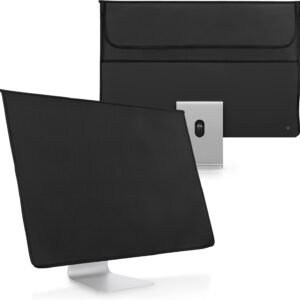 kwmobile Housse écran Ordinateur Compatible avec Apple iMac 24" - Protection d'écran pour Ordinateur - Noir