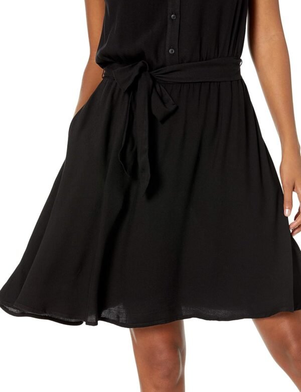 Amazon Essentials Robe-Chemise Tissée À Coupe Décontractée sans Manches Femme – Image 3