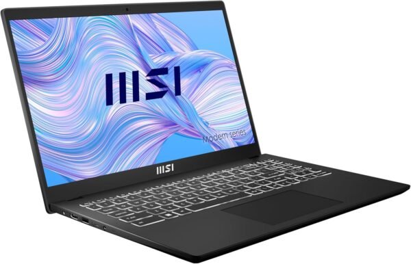 MSI Modern 15 B7M-220FR : AMD Ryzen 7 7730U - 16GB LPDDR4 - SSD 512GB - AMD Radeon™ Graphics - 15, 6" Full HD - Windows 11 Famille - Clavier Azerty retroéclairé – Image 2