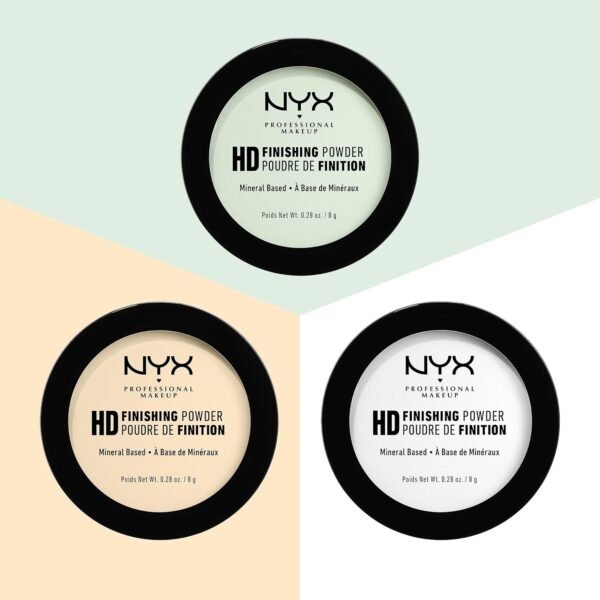 NYX Professional Makeup Poudre de Finition Compacte Perfectrice de Teint High Definition, Finit Mat, Contrôle de la Brillance, Teinte : Translucide – Image 5
