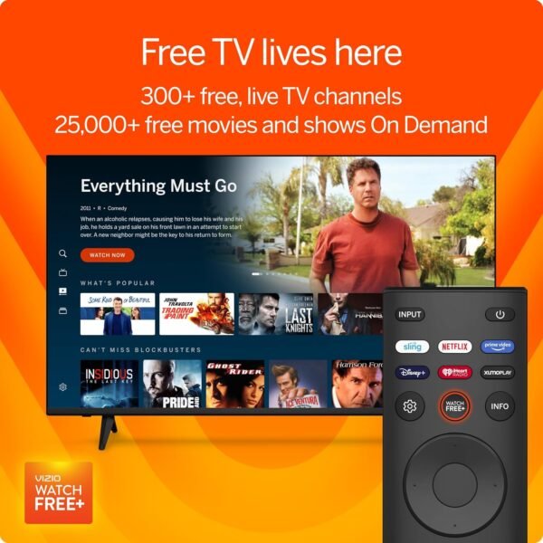 VIZIO Téléviseur intelligent HD 720p LED 32" avec compatibilité Alexa, Google Cast intégré, compatible casque Bluetooth (VHD32M-08, nouveau) – Image 7