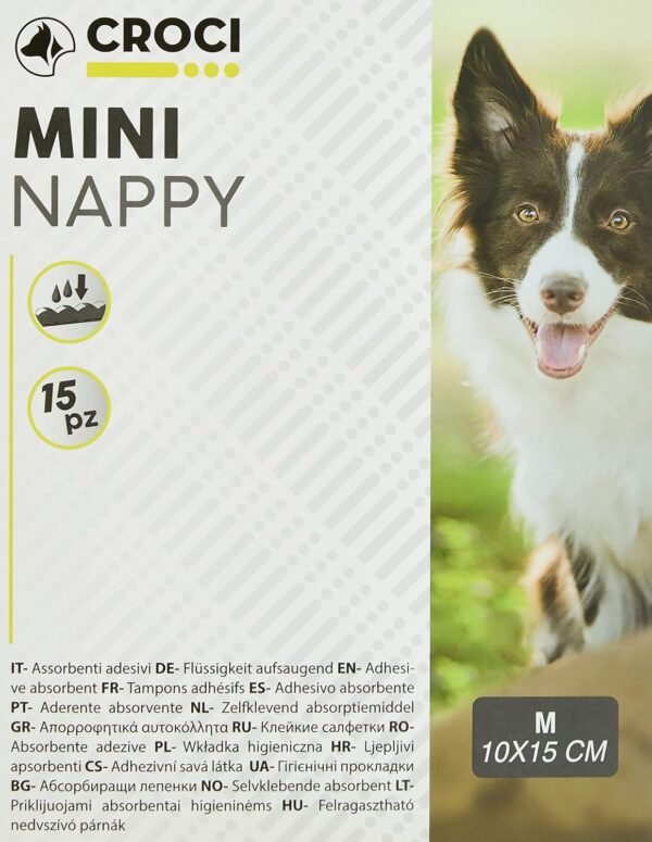 Croci Coussinets adhésifs hygiéniques pour Chien Taille M – Image 3