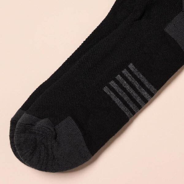 Amazon Essentials Chaussettes de Sport Athlétique en Coton, Maintien au Sec, Longueur Mi-Mollet, Respirant Homme, 6 Paires – Image 4
