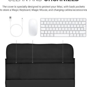 Alternative view of kwmobile Housse écran Ordinateur Compatible avec Apple iMac 24" - Protection d'écran pour Ordinateur - Noir