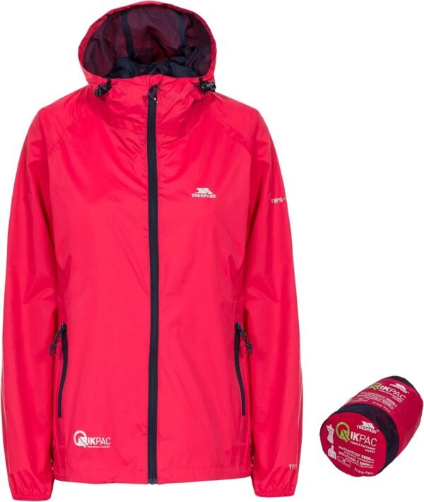 Trespass Qikpac Female Jacket Vestes coupe-pluie Femme (lot de 1) – Image 4