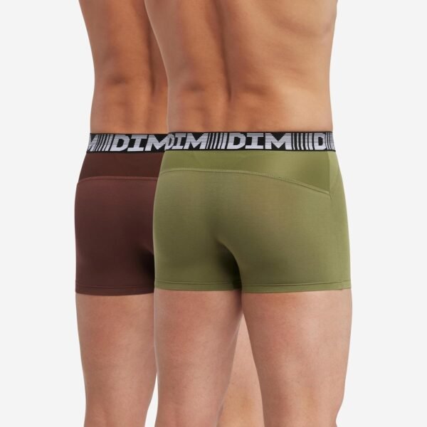 Dim Pack-2 Boxers Coton 3D Flex Air Tissu Respirant D01N1 Homme Confortable et Respirant pour Un Usage Quotidien au Design Moderne – Image 3