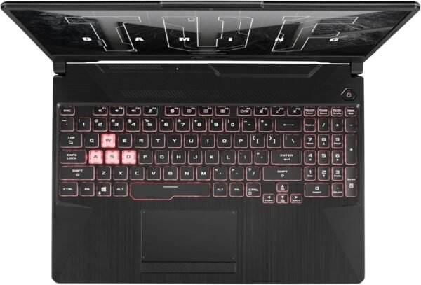 ASUS TUF Gaming A15-TUF506NFR-HN004W 15.6-inch FHD 144Hz PC Portable AMD Ryzen 7 7435HS Processeur 3.3GHz, 16GB DDR5 RAM, 512GB PCIe 4.0 NVMe SSD, NVIDIA GeForce RTX 2050 GPU 4Go – Clavier AZERTY – Image 2