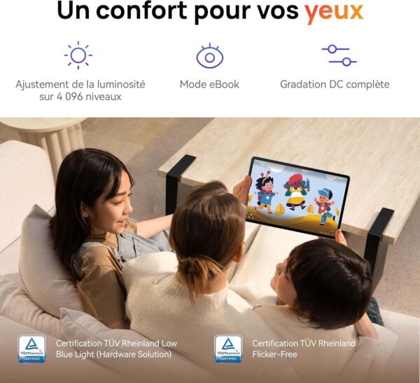 HUAWEI MatePad SE 11 Tablettes, Écran Fullview Eye Comfort 11 Pouces, 4+128G, Slim and Light 475g 6,9mm, Son époustouflant ajusté, M-Pencil, Batterie de 7,700 mAh, Gris – Image 4
