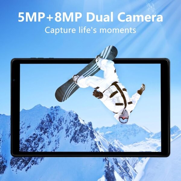 Tibuta Tablettes Android 14 2025, 10 Pouces, avec étui de Protection, processeur Quad-Core, caméra Frontale 5 Mpx et arrière 8 Mpx, Bluetooth 5 000 mAh, Wi-FI – Image 5