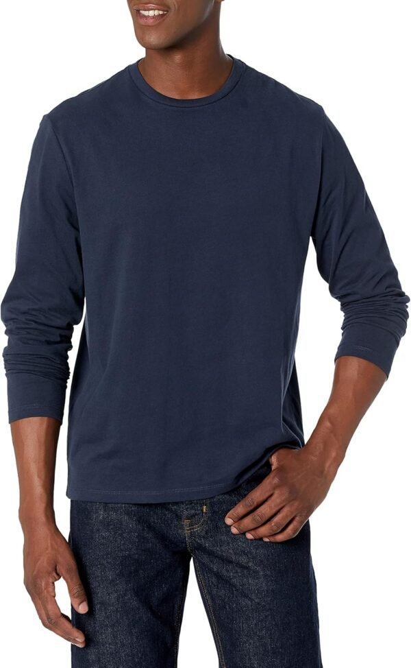 Amazon Essentials T-Shirt à Manches Longues Coupe Régulière Homme