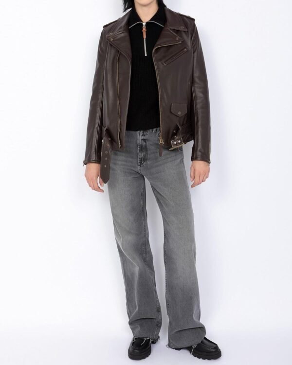 Schott NYC Blouson Cuir Femme – Image 4