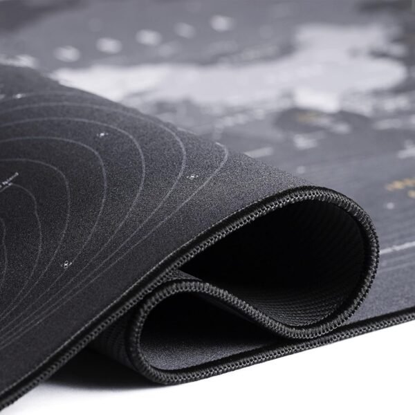 CSL Tapis de souris XXL Speed Gaming Titanwolf - Carte du monde - 900 x 400 mm - XXL - Grande taille - Améliore la précision et la vitesse – Image 5