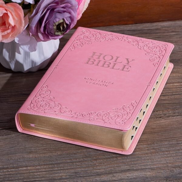 KJV Bible Giant Print Full Size Pink – Image 4