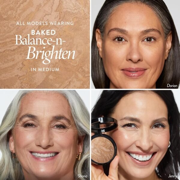 Laura Geller Baked Balance-n-Brighten Color Correcting Foundation 9g Medium – Image 2