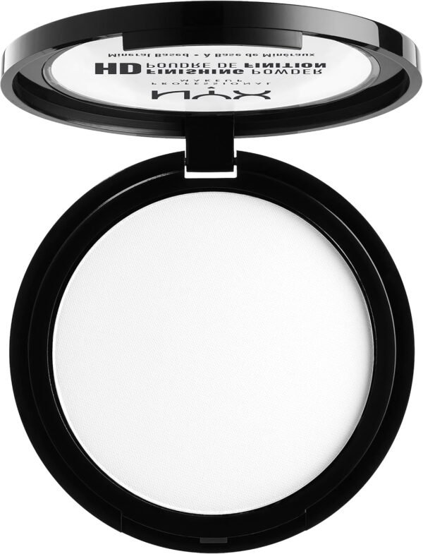 NYX Professional Makeup Poudre de Finition Compacte Perfectrice de Teint High Definition, Finit Mat, Contrôle de la Brillance, Teinte : Translucide – Image 2