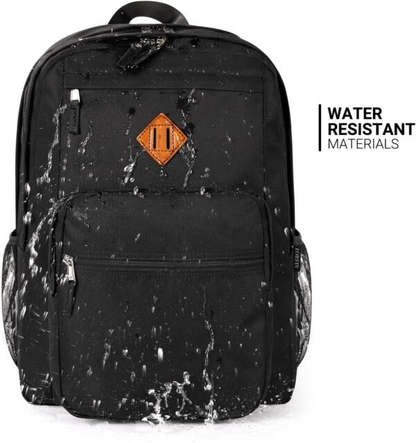 ZORFIN Sac à dos 26L pour l'école, l'université et les voyages : sac à dos résistant à l'eau avec 8 compartiments – Image 8