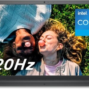 Dell Inspiron 15 (3520) Ordinateur Portable 15,6" Écran FHD 120 Hz, Intel Core i5 1235U, Intel Iris XE, 16Go RAM, 512 Go SSD, Windows 11 Home, Clavier AZERTY, Carbon Black
