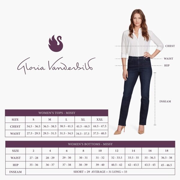 Gloria Vanderbilt Amanda Classic Taper Jean Femme – Image 9