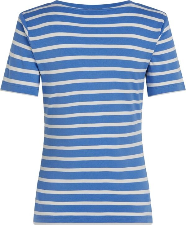 Tommy Hilfiger T-Shirt Manches Courtes Femme New Slim Cody Col en V – Image 6