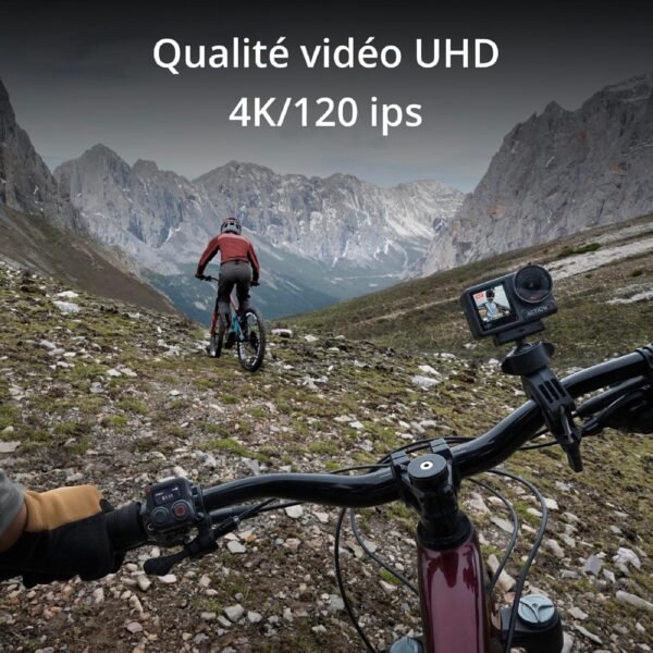 DJI Bundle Osmo Action 4 Essentiel - Caméra d’Action étanche 4K/120 IPS avec capteur 1/1,3 Pouce, des Images saisissantes en Basse lumière, des Couleurs D-Log M 10 Bits, Batterie 1 770 mAh prolongée – Image 5