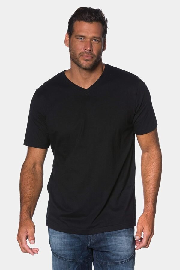 JP 1880 Hommes Grandes Tailles L-8XL T-Shirt Basic, col en V - Jusqu'au 8 XL 702415 – Image 6