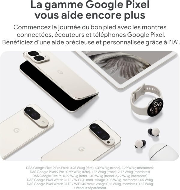 Google Pixel 9 Pro XL – Smartphone Android débloqué avec Gemini, Triple Appareil Photo arrière, 24 Heures d'autonomie et écran Super Actua 6,8 Pouces – Noir Volcanique, 512GB – Image 12