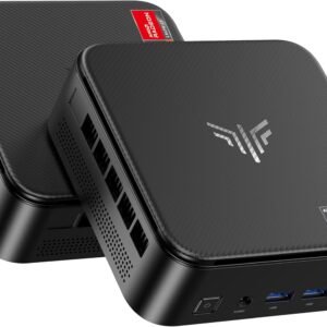 NiPoGi E3B Mini PC AMD Ryzen 7 7730U (jusqu'à 4.5GHz,8C/16T) Micro Ordinateurs de Bureau 16GB RAM 512GB SSD, WiFi 6, BT5.2, Triple Display 4K@60Hz pour Office Home