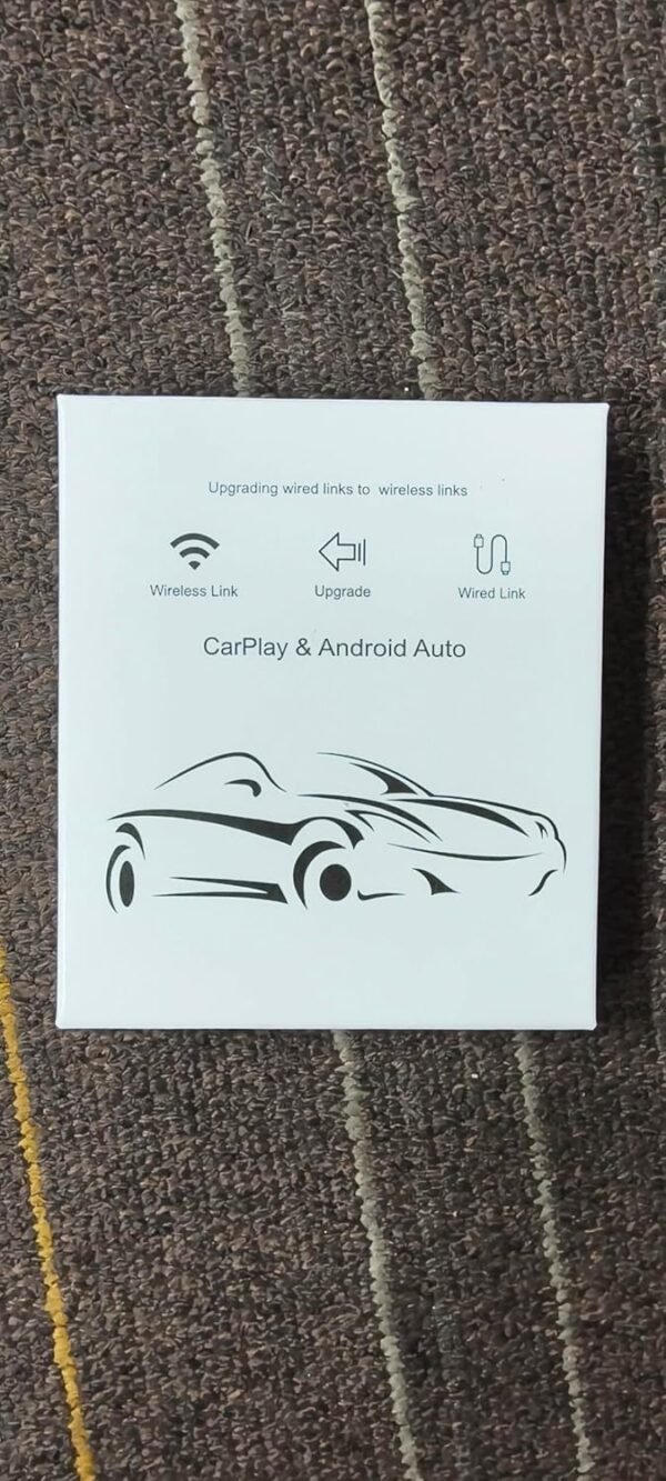Adaptateur Carplay sans Fil, Euakee Adaptateur sans Fil Automatique Mini Edition, Convertit Le Dongle Car-Play Filaire en Plug pour i et Android, pour Plus de 800 Voitures – Image 2