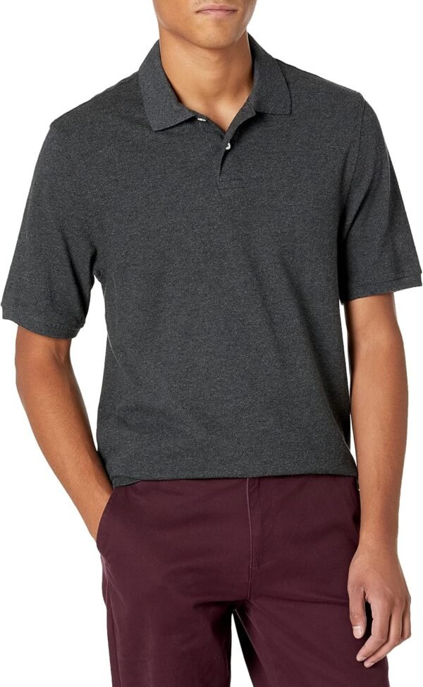 Amazon Essentials Polo en Coton Piqué à Coupe Classique (Grandes Tailles Disponibles) Homme