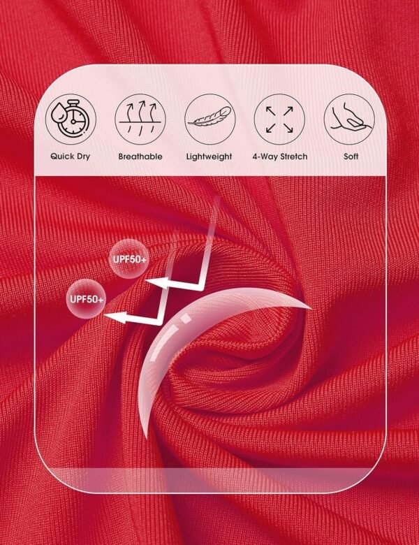 FitsT4 Sports Jupe-short de tennis et de golf pour femme de 40,6 cm, 4 poches, UPF50+, taille haute, athlétique, décontractée, entraînement et course à pied – Image 5