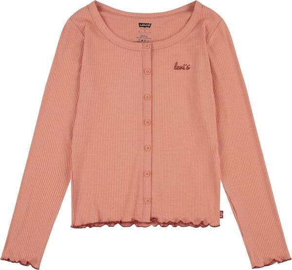 Levi's Lvg Solid Ls Scoop Neck Rib Top Fille 10-16 Ans