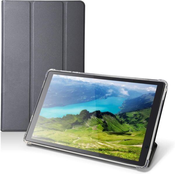 Tibuta Tablettes Android 14 2025, 10 Pouces, avec étui de Protection, processeur Quad-Core, caméra Frontale 5 Mpx et arrière 8 Mpx, Bluetooth 5 000 mAh, Wi-FI