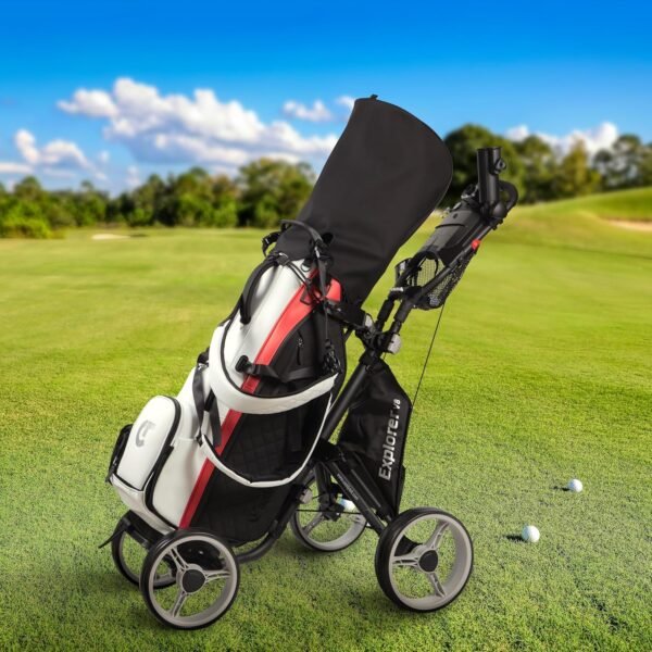 CaddyTek - Chariot de Golf Ultra léger à 4 Roues Explorer V8 – Image 2