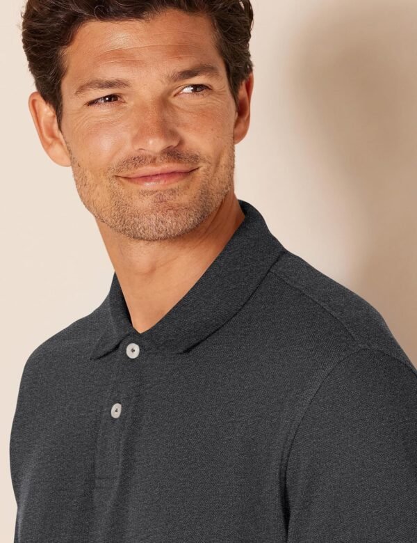 Amazon Essentials Polo en Coton Piqué à Coupe Classique (Grandes Tailles Disponibles) Homme – Image 3