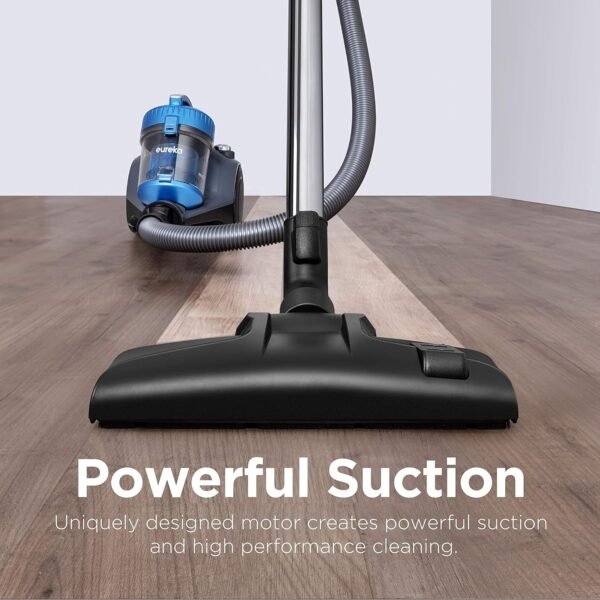 EUREKA Whirlwind Bagless Canister Vacuum Cleaner NEN110A, Cylinder, Blue, US – Image 2