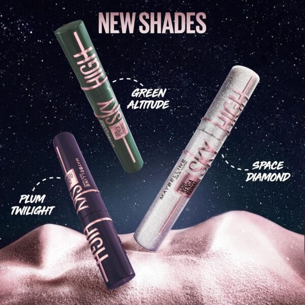 Sky High Mascara volumisant lavable, noir le plus noir, 2 ml – Image 6