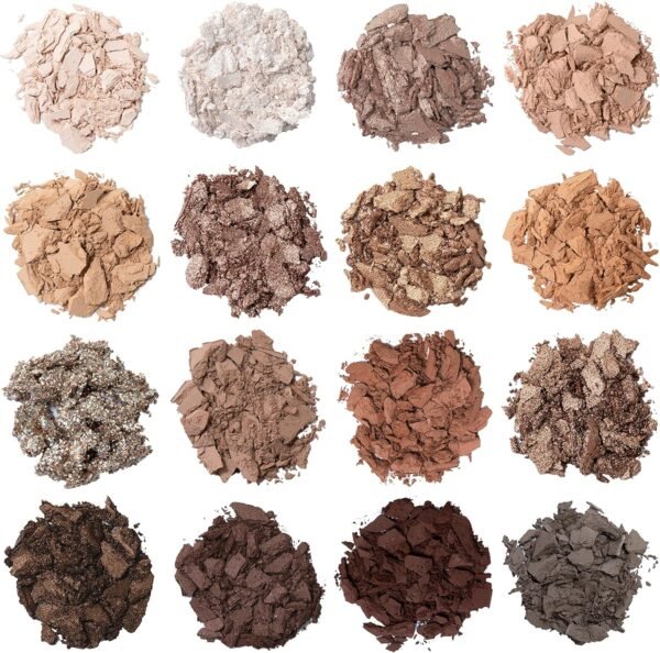 Wet n Wild Always Naked Palette de Fards à Paupières, Ombres à Paupières Neutres et Mélangeables avec Finitions Mates, Pailletées et Scintillantes, avec 16 Teintes Ultra-Pigmentées – Image 5