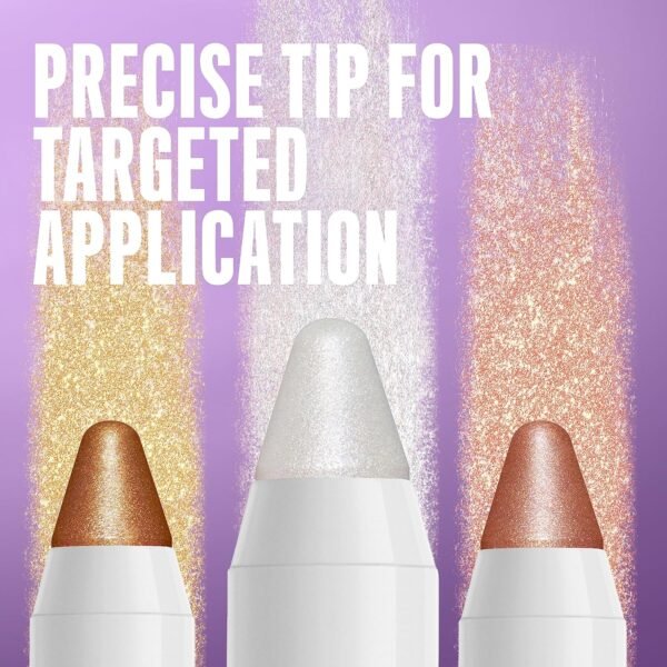 NYX Professional Makeup Crayon Highlighter pour le Visage Jumbo Multi-Use Face Stick, Couleur Intense, Crayon Highlighter Multi-usages avec Huiles de Soin, Couleur : Vanilla Ice Cream (02) – Image 2